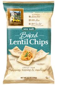 Healthy Vegan Protein Lentil Chips