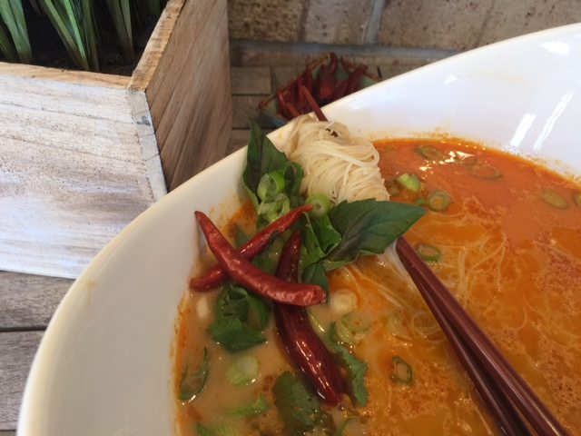 Spicy Thai Curry Noodle Soup